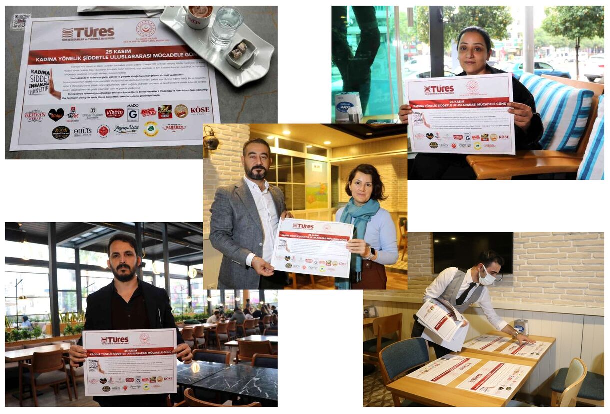 Adana TÜRES'ten Kadına Yönelik Şiddetle Mücadele Broşürü