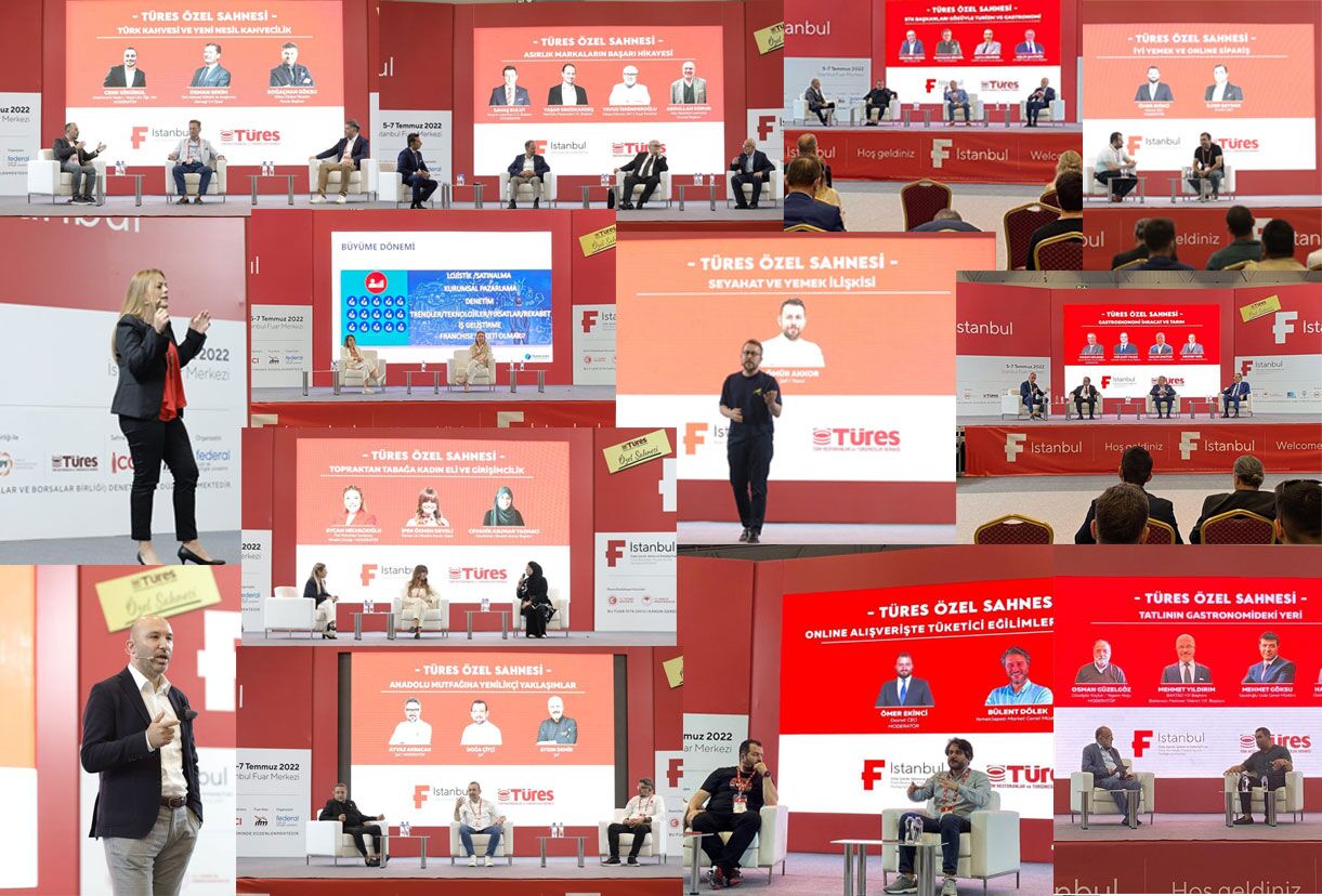 Sektörün önemli isimleri TÜRES Özel Sahnesi'nde yer aldı Sektörün önemli isimleri TÜRES Özel Sahnesi'nde yer aldı