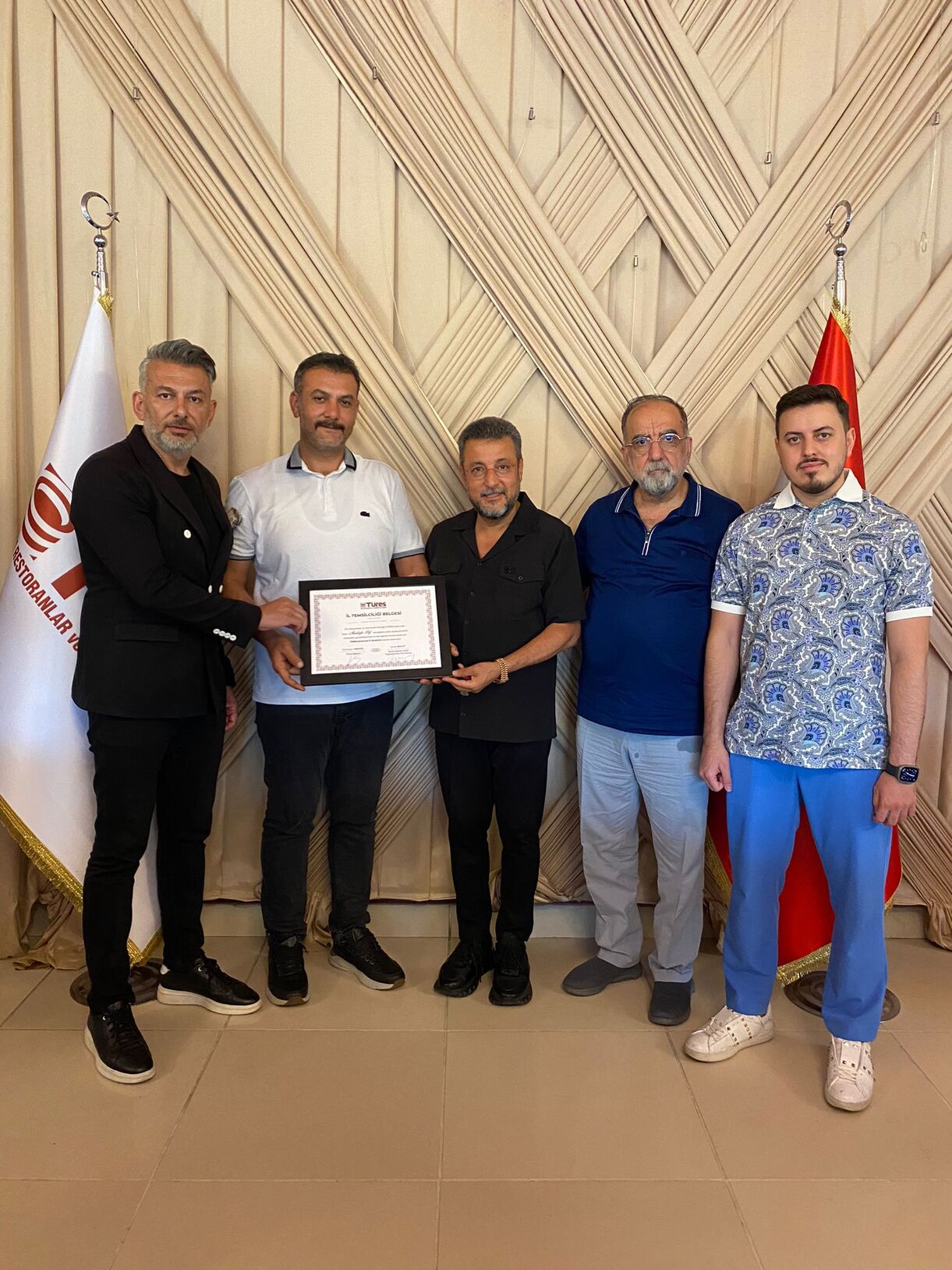 Şanlıurfa Şube Başkanımız Mustafa Paf'a İl Temsilcilik Belgesi takdim edildi