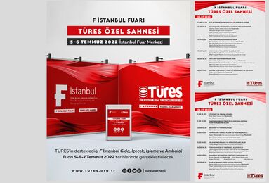 F İstanbul Fuarı 'TÜRES Özel Sahnesi' konuşmalarına davetlisiniz