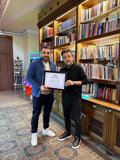 TÜRES Trabzon Şube Başkanımız Barış Öztürk'e İl Temsilcilik Belgesi teslim edildi